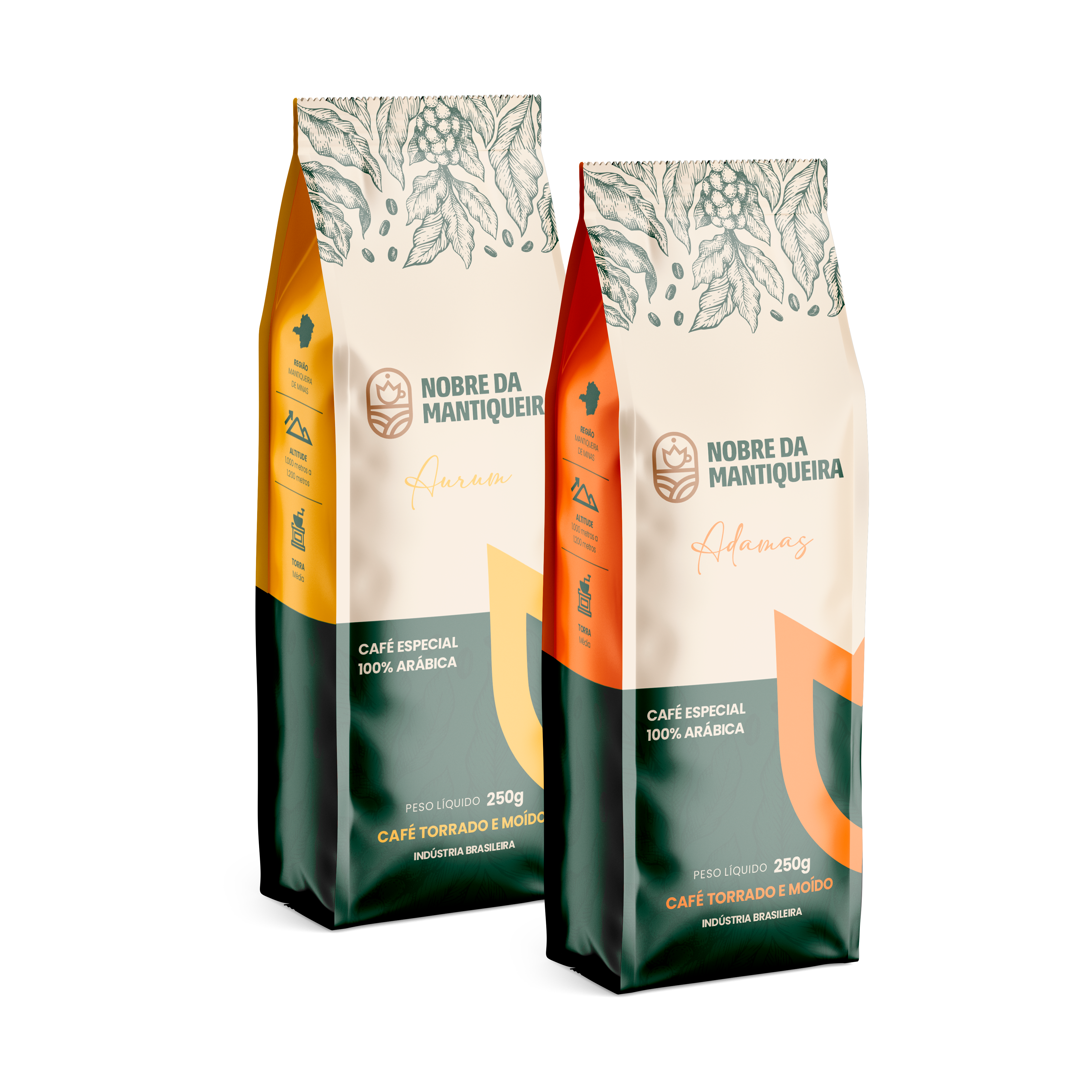 Pack Adamas e Aurum | Torrado e Moído 250g