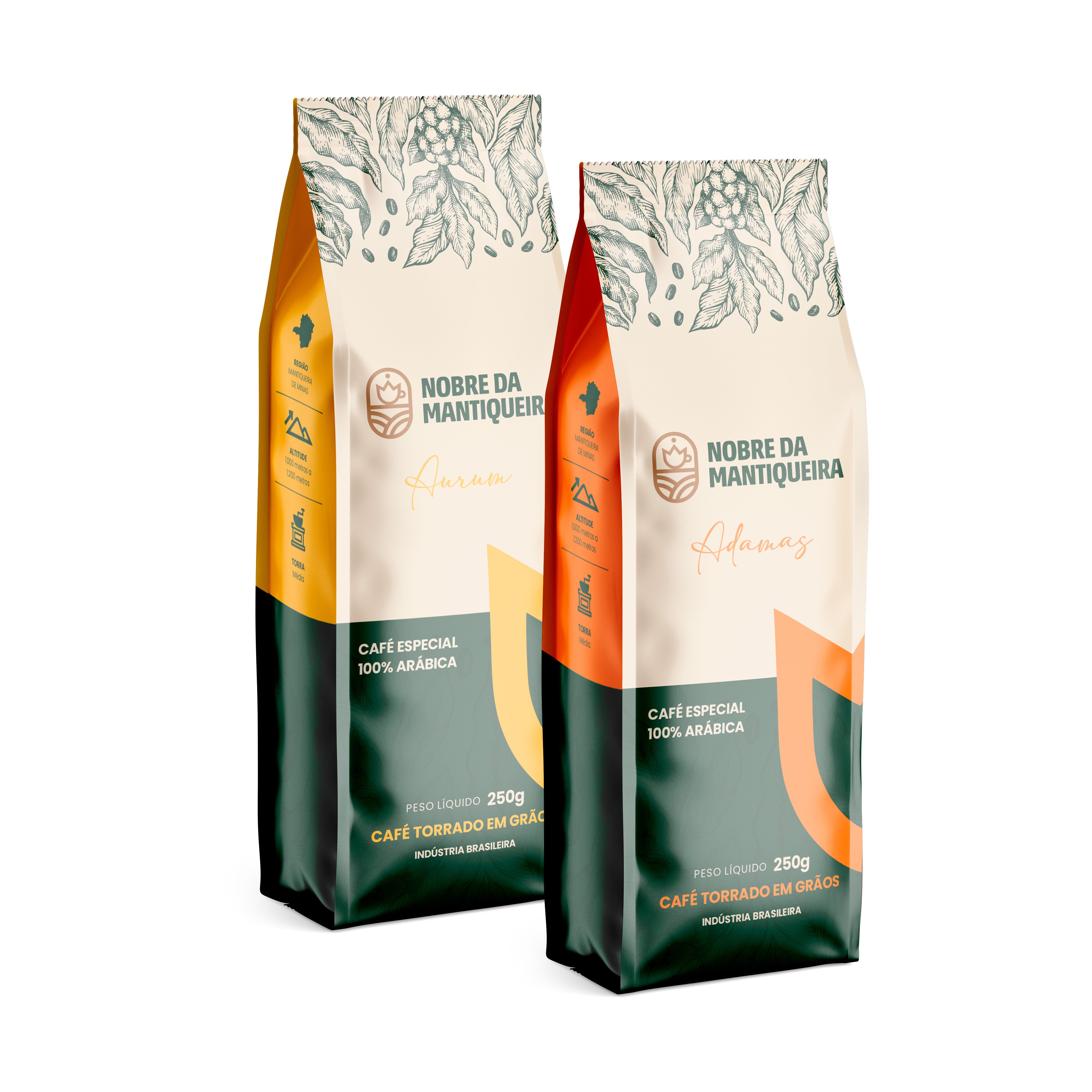 Pack Adamas e Aurum | Torrado em Grãos 250g